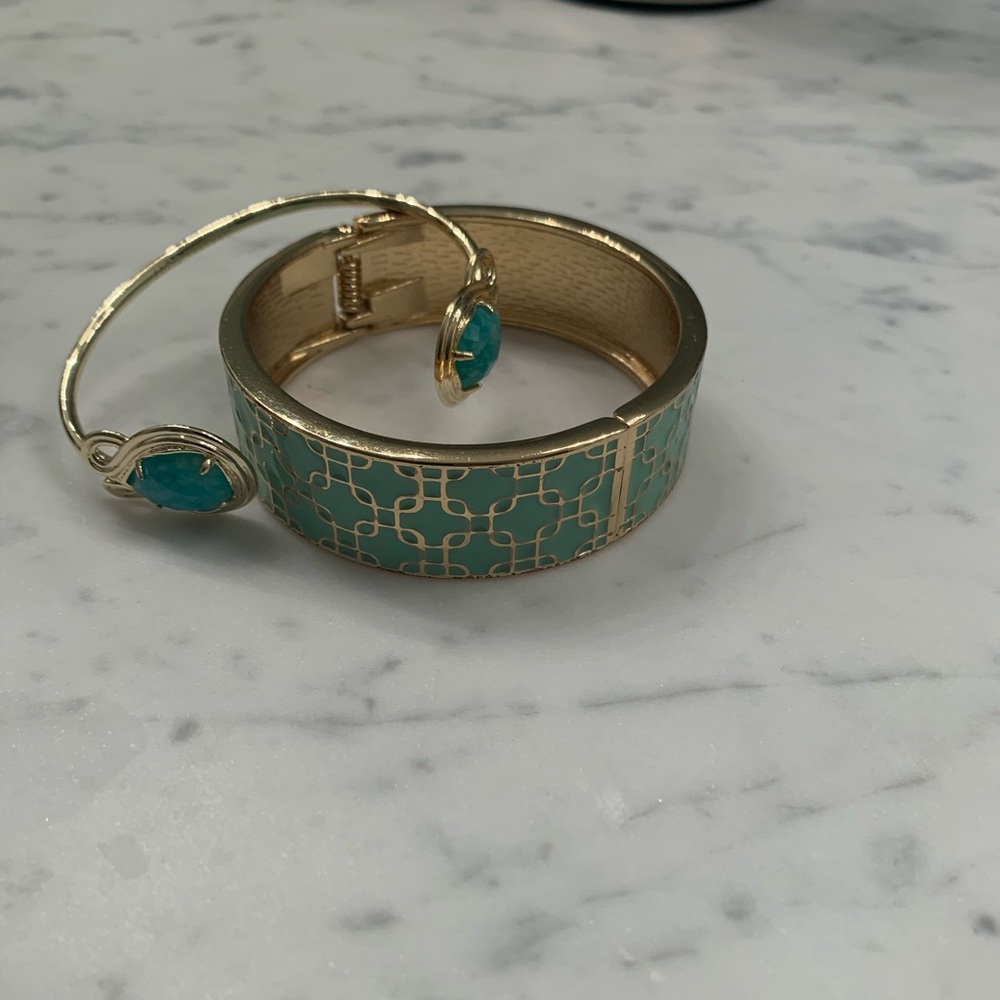 Bangle set (mixed Fornash & Kendra Scott)